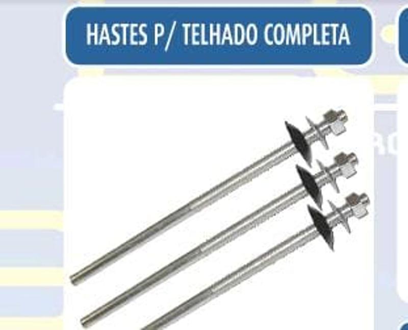 PF HASTE TELHA 1/4  X 250 MM COMPLETO