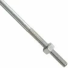 PARAFUSO HASTE TELHA 1/4  X 250 MM COMPLETO