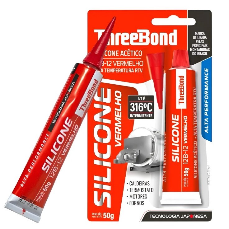 SELANTE P/ JUNTA 50 GR VERMELHA TB 12B-12 THREEBOND