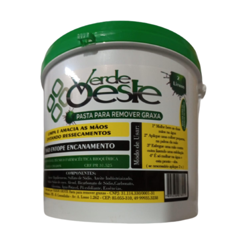 PASTA DESENGRAXANTE 2 LTS VERDE OESTE