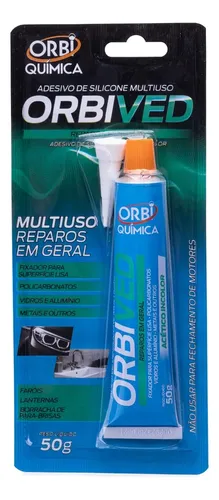 SILICONE ACETICO INCOLOR 50GR ORBI