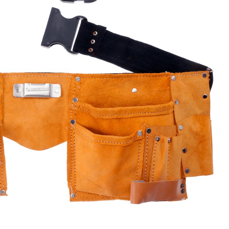 CINTO CARPINTEIRO COURO 11 BOLSOS EDA