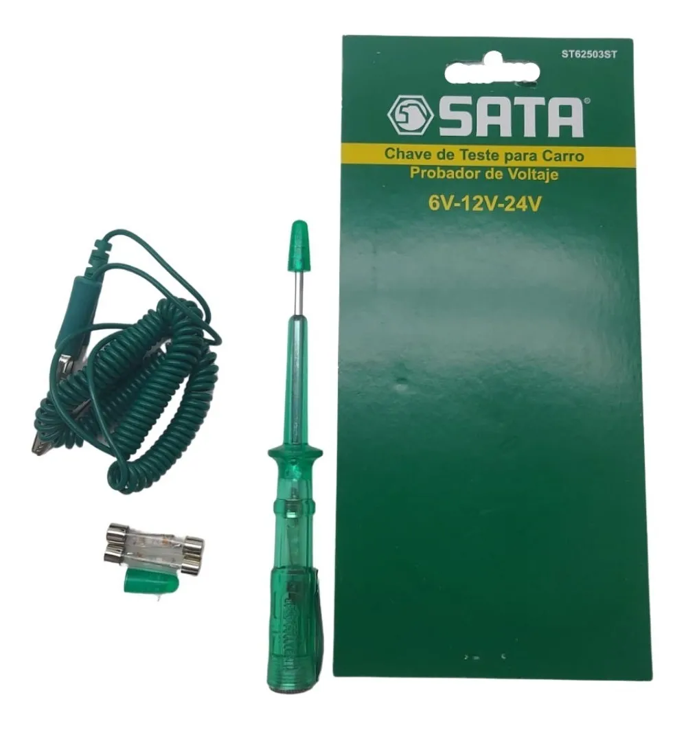CHAVE TESTE P/ AUTOM. 6V-12V-24V SATA