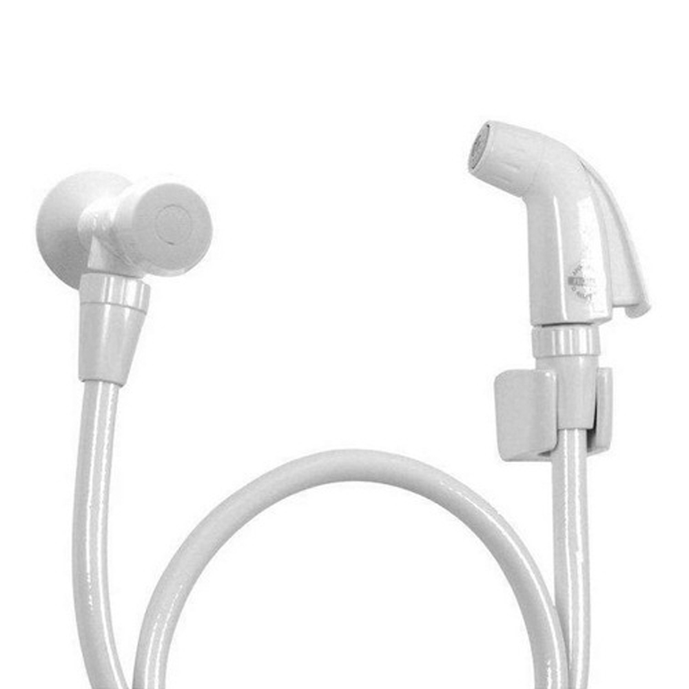DUCHA HIGIENICA HIGIB. C/ RG PVC BCO