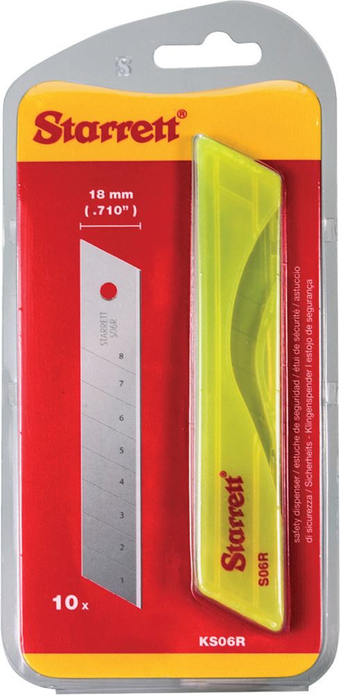 LAMINA P/ ESTILETE 18 MM C/ 10 PÇS STARRET