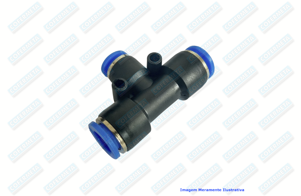 CONEXAO P/TUBO TEE 8 X 6 MM REDU.