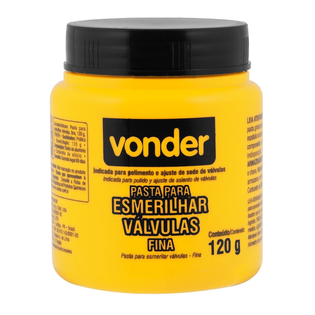 PASTA P/ ESMERILHAR VALVULAS 120 GR FINA VONDER