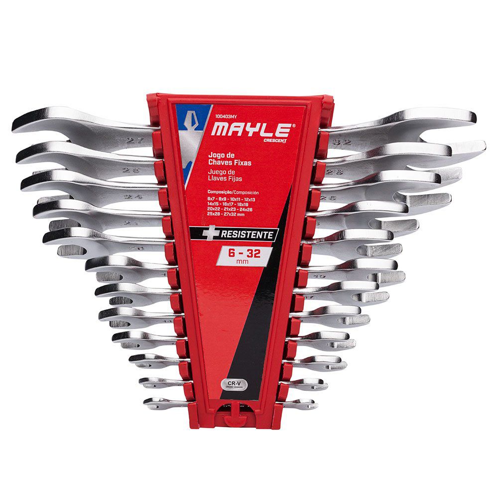 JOGO CHAVE 6 > 32 MM COMB 15 PÇS MAYLE