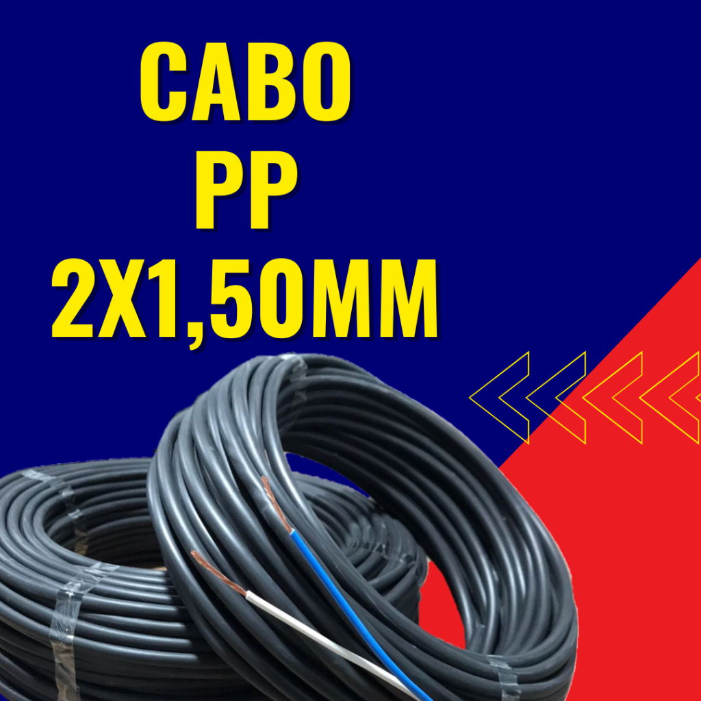 FIO CABO PP 1,50 MM X 2