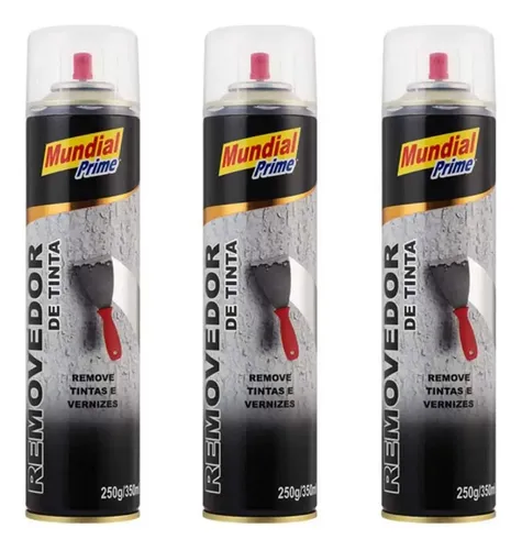 REMOVEDOR DE TINTA E VERNIZ 350ML/250GR MUNDIAL PRIME