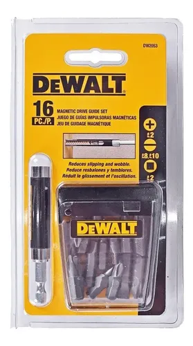 JOGO BITS C/ EXTENSÃO 16 PÇS DEWALT