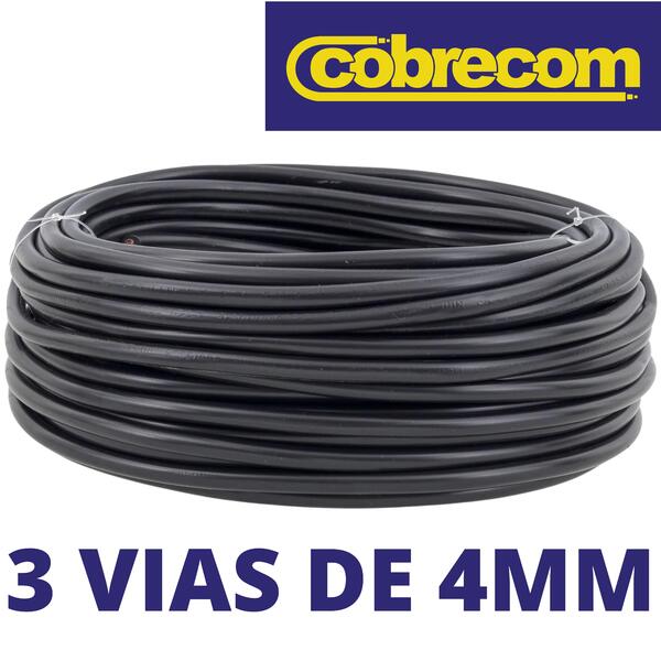 FIO CABO PP 4,00 MM X 3