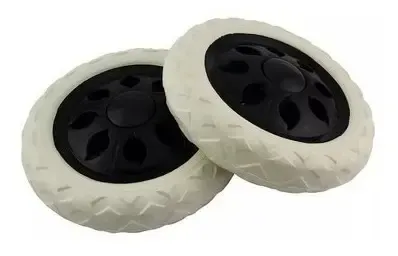 RODA P/ CARRINHO FEIRA C/ 2 PÇS