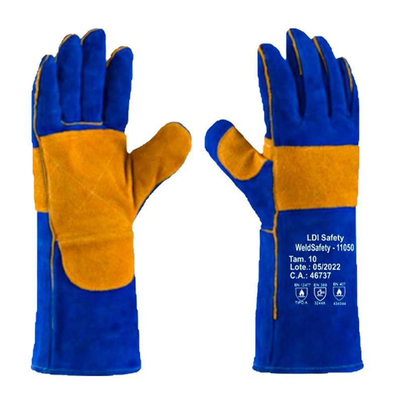 LUVA RASPA 20 CM SOLDADOR LDI SAFETY
