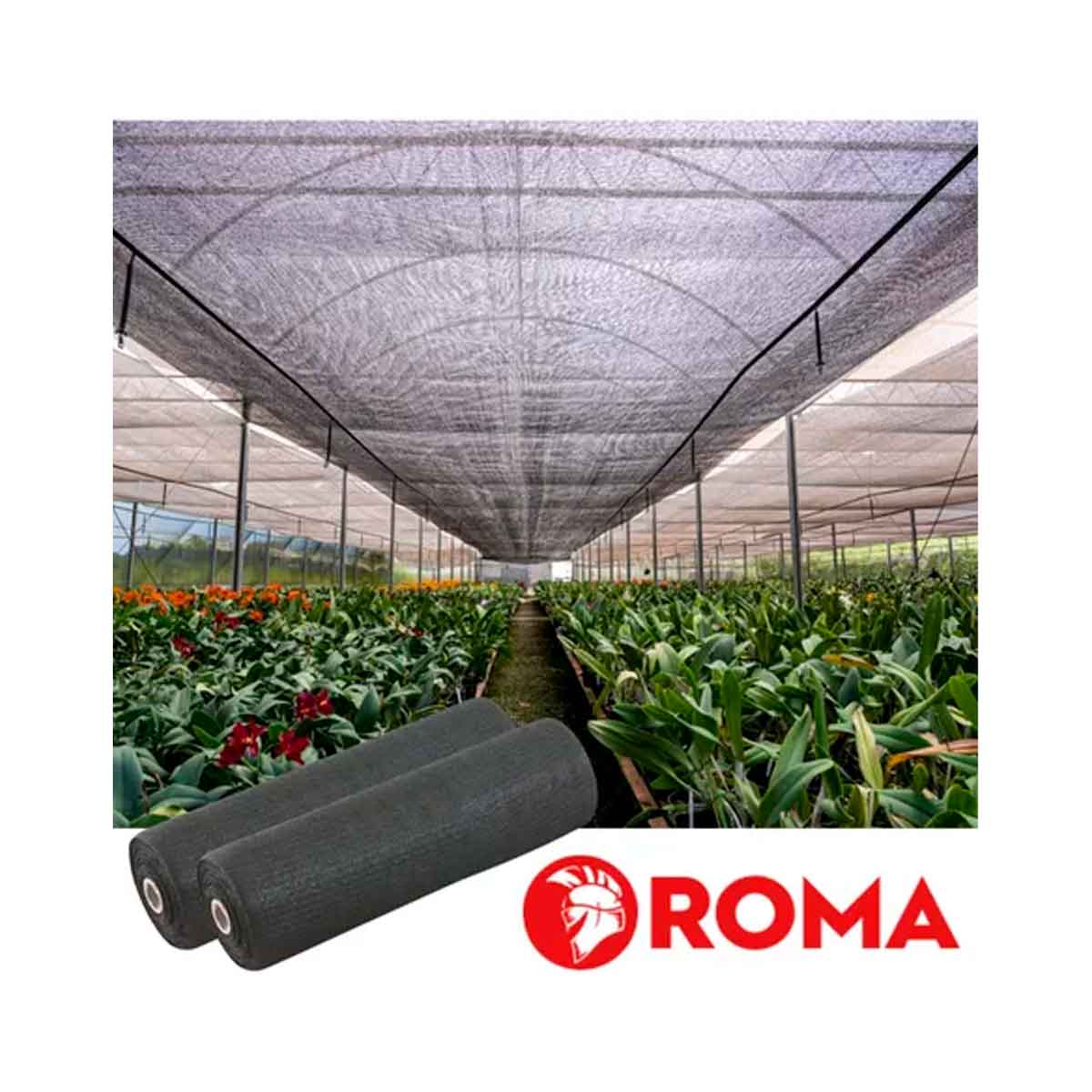 TELA SOMBREAMENTO FLEX 1,50 MT X 65% PRETA ROMA