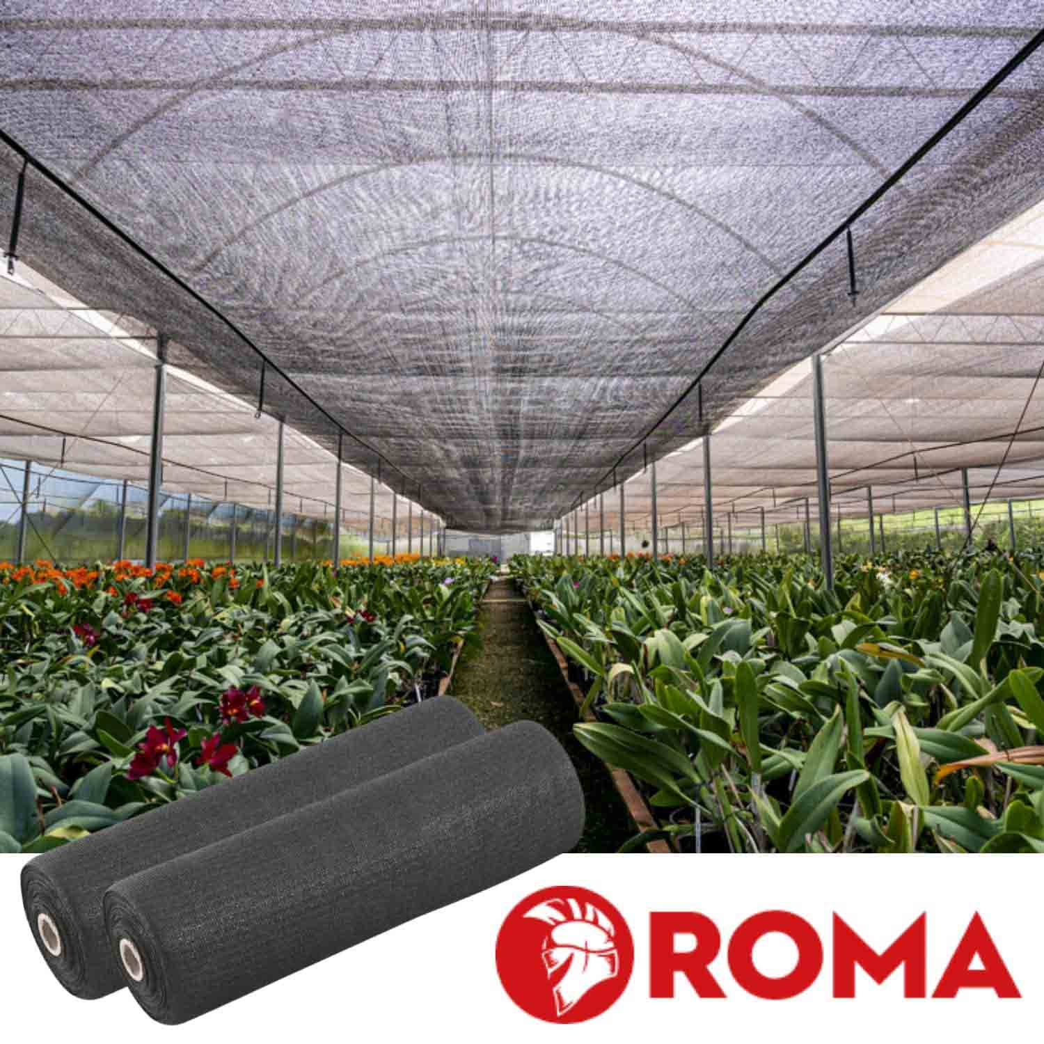 TELA SOMBREAMENTO FLEX 3,00 MT X 65% PRETA ROMA