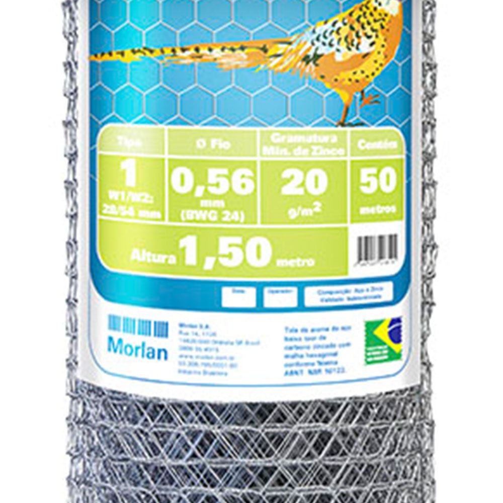 TELA PINTEIRO 1  X 1,50 MT A-24 MORLAN