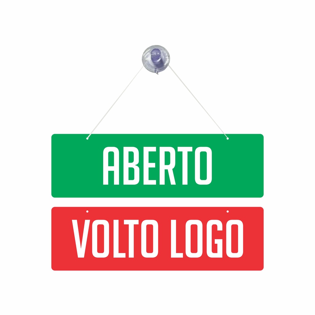 PLACA INFOR.ABERTO VOLTO LOGO FRENTE VERSO