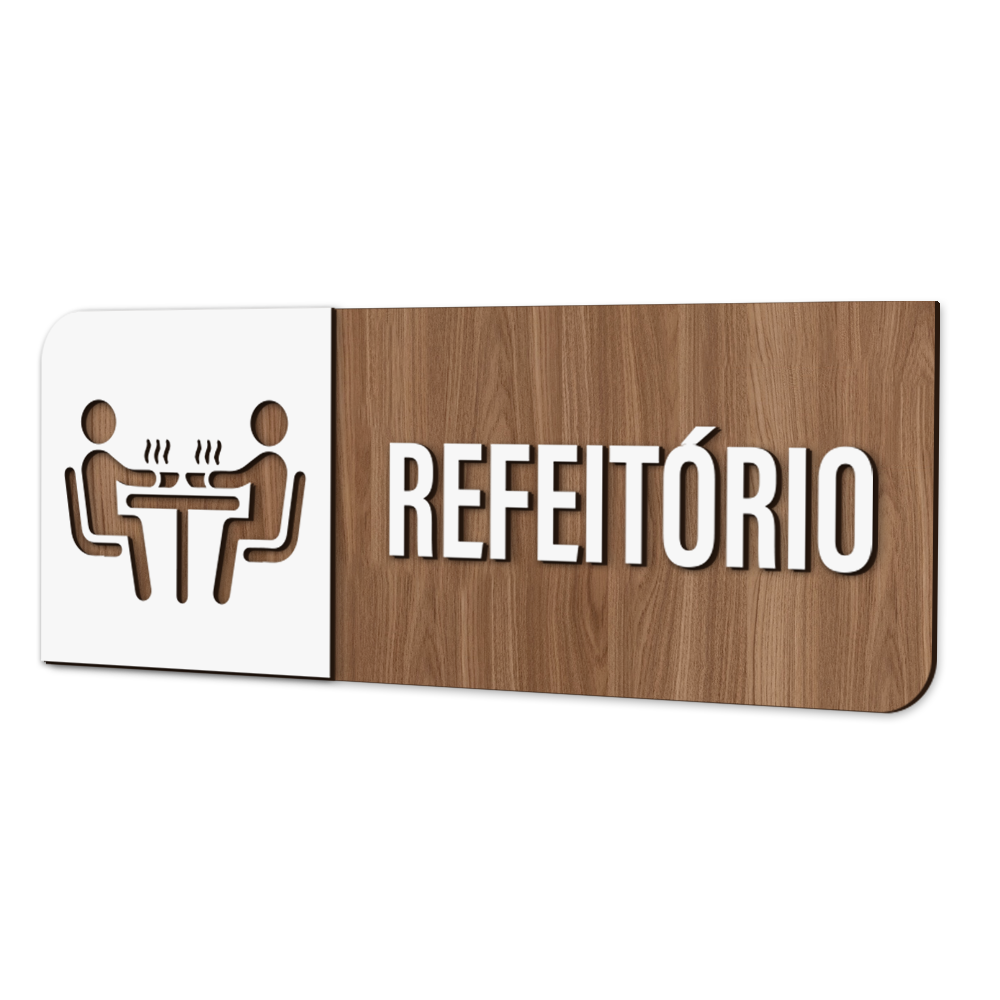 PLACA INFOR.REFEITORIO