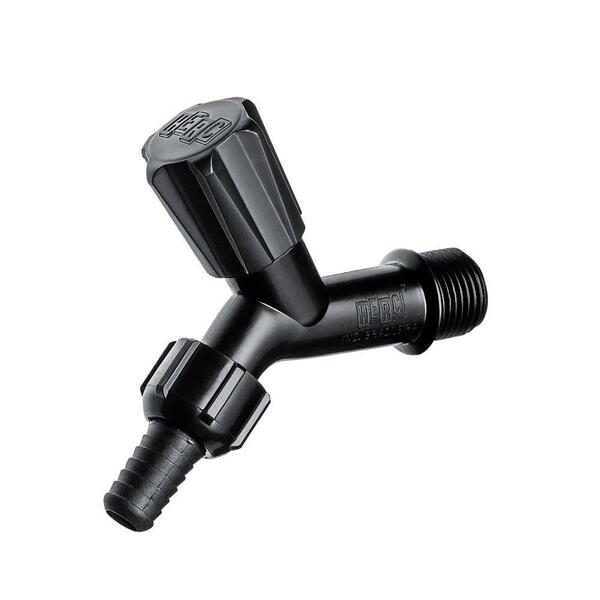 TORNEIRA JARDIM 1/2 P/ MANG.1/2 PVC C/ ADAPT 3/4 PLAST
