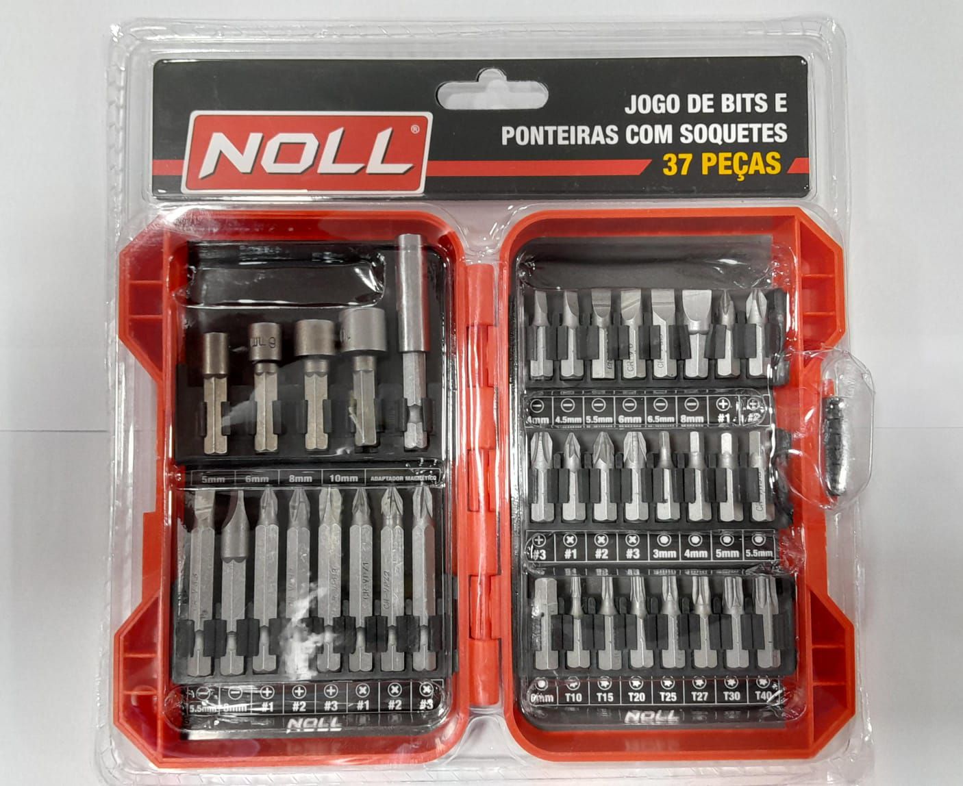 JOGO BITS/PONTEIRA/SOQUETE 37 PÇS NOLL