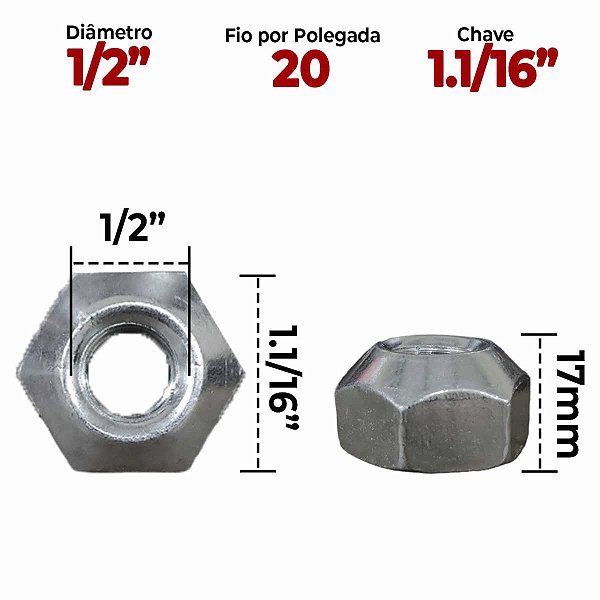 PO RODA CONICA UNF 11/16   CH.1.1/16