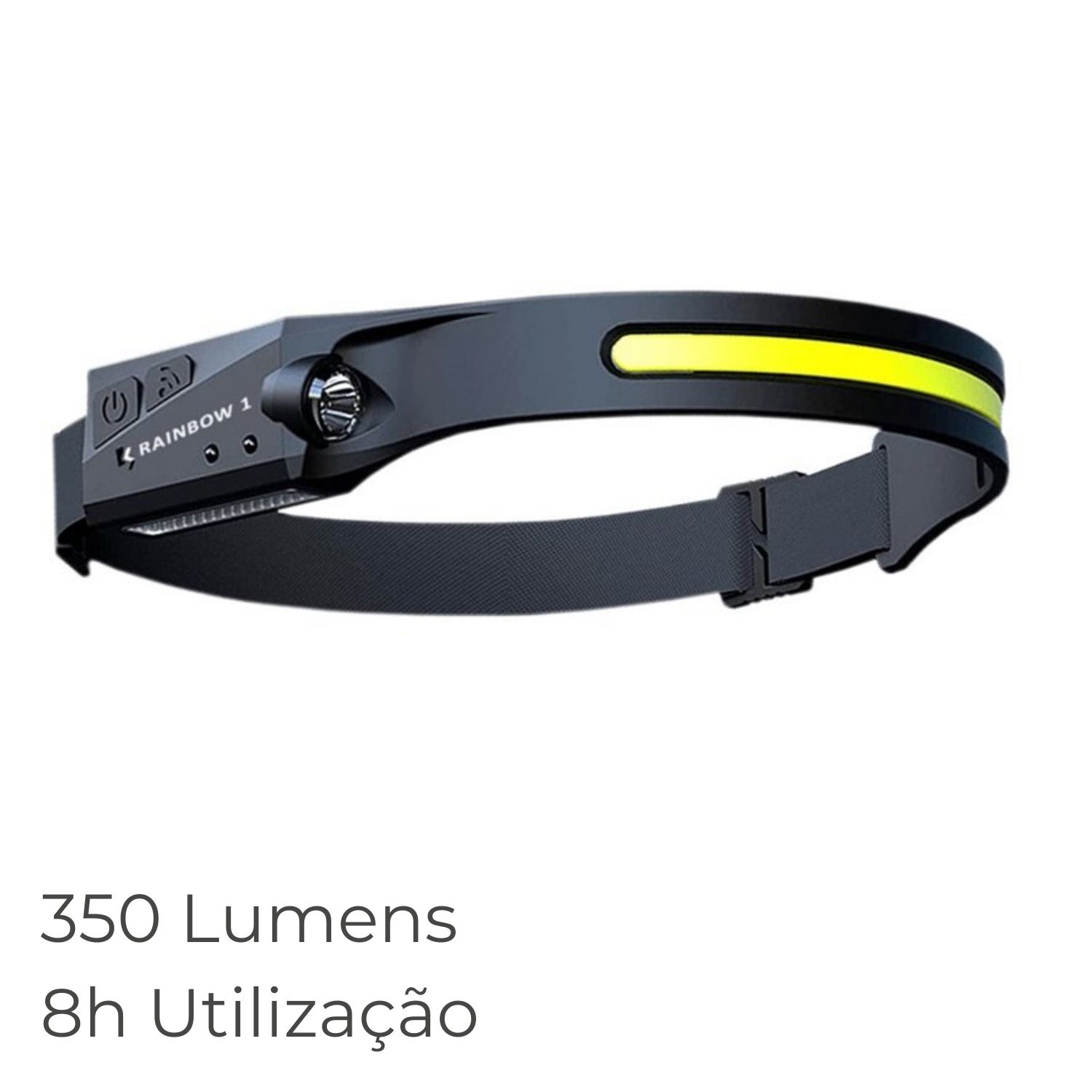 LANTERNA P/ CABEÇA 350 LUMENS RECAREG. TAMBASA