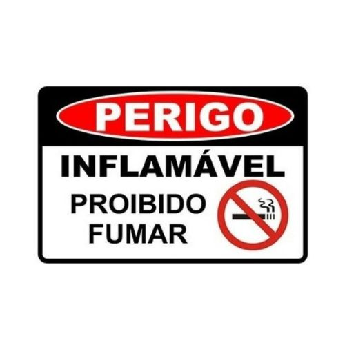 PLACA INFOR.PROIBIDO FUMAR