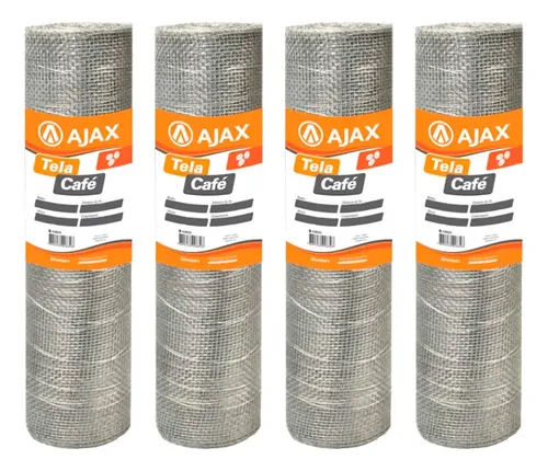 TELA CAFE 4 X 4 X 0,80 MT ARAME BWG22 GALVAN.