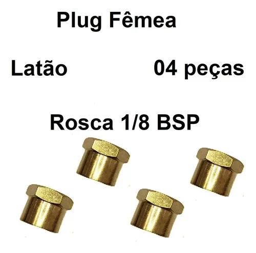 TAMPAO FEMEA 1/8 BSP