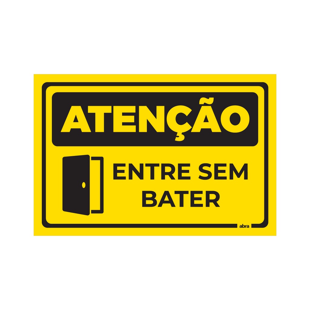 PLACA INFOR.ENTRE SEM BATER