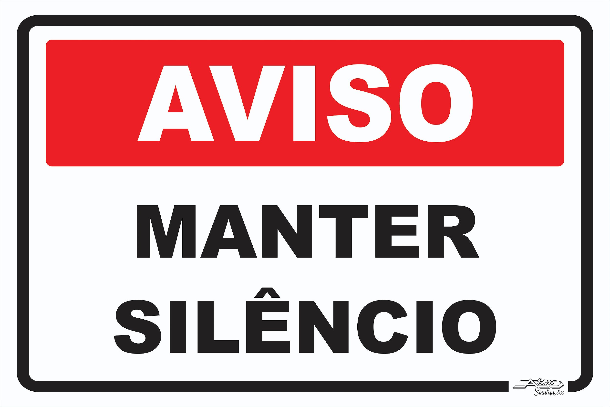 PLACA INFOR.SILENCIO