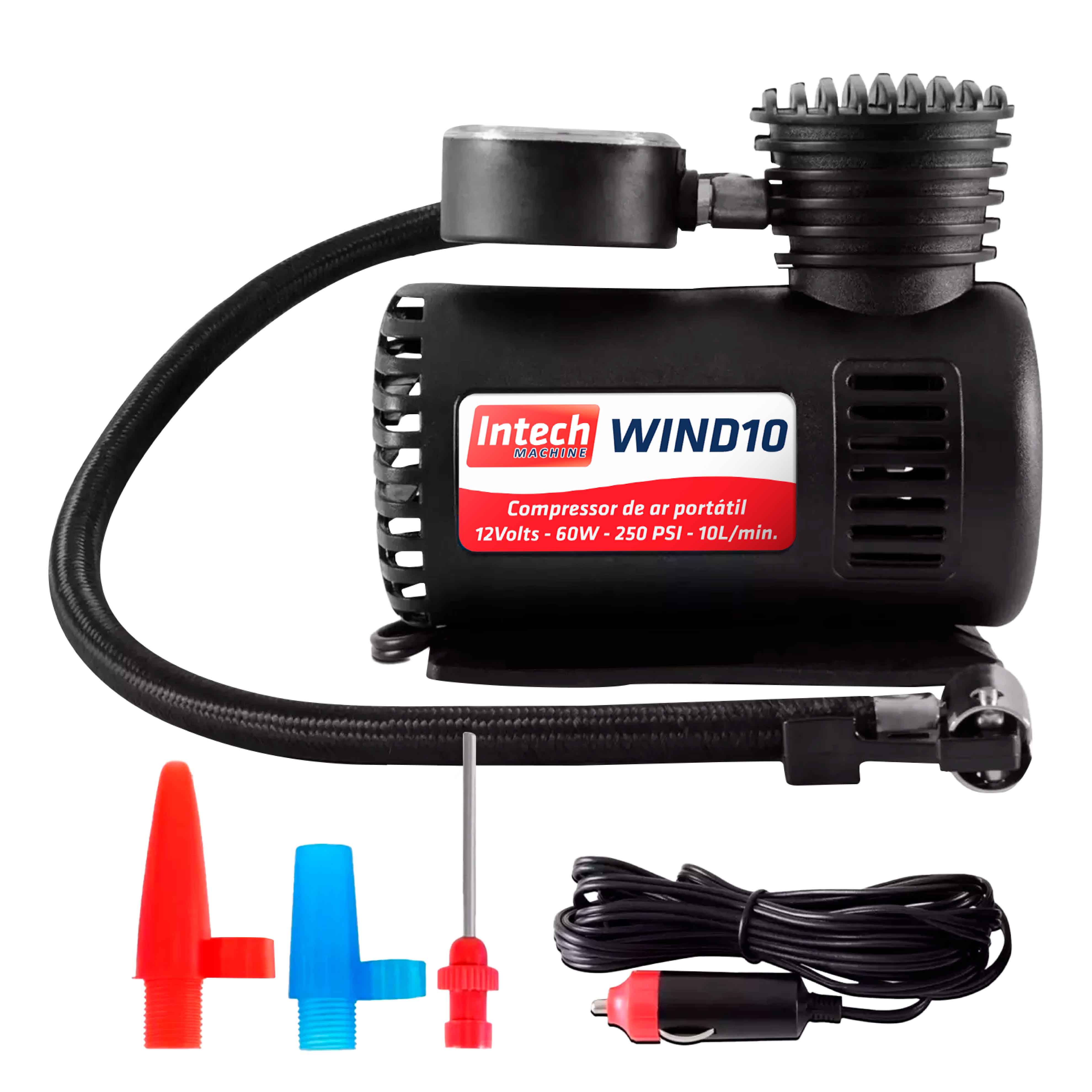COMPRESSOR DE AR 12 V WIND10 INTECH