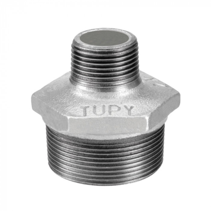 NIPLE REDUCAO 1/2 X1/4  GALV