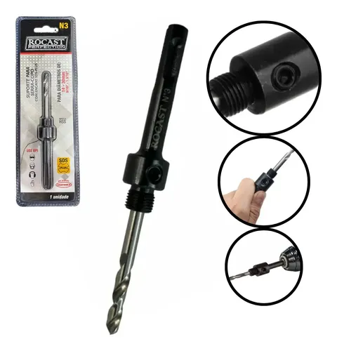 SUPORTE SERRA COPO 3/8 Nº03 - 14 a 30MM SDS ROCAST