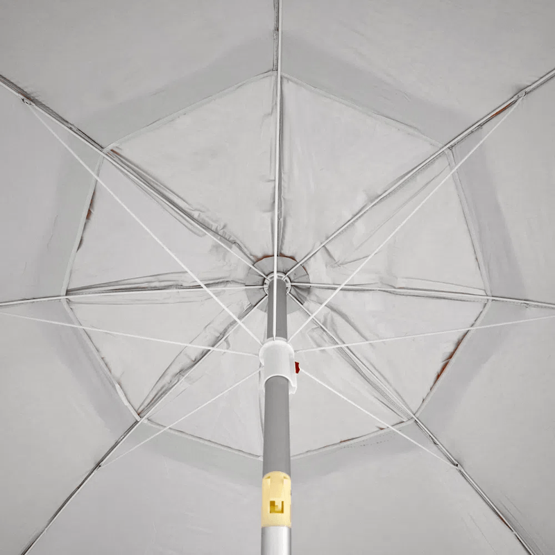 GUARDA SOL CAPRI 2,40 MT POL./SILVER COATING ARTIC. CBO ALUM BEL FIX
