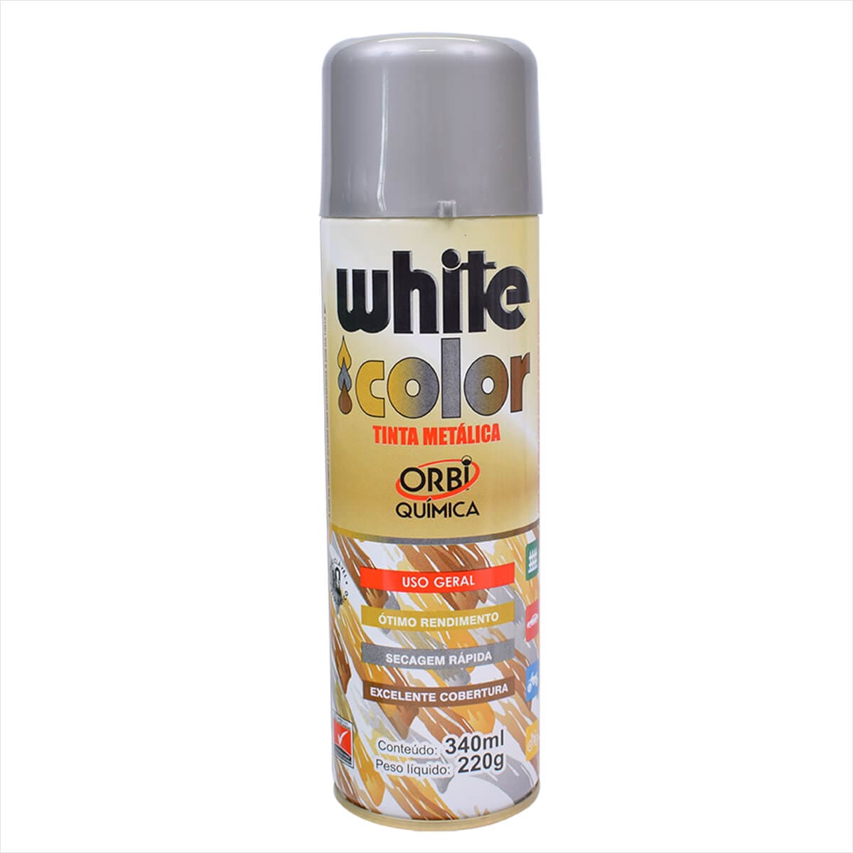 TINTA ALUM METALICA 400 ML  SPRAY ORBI
