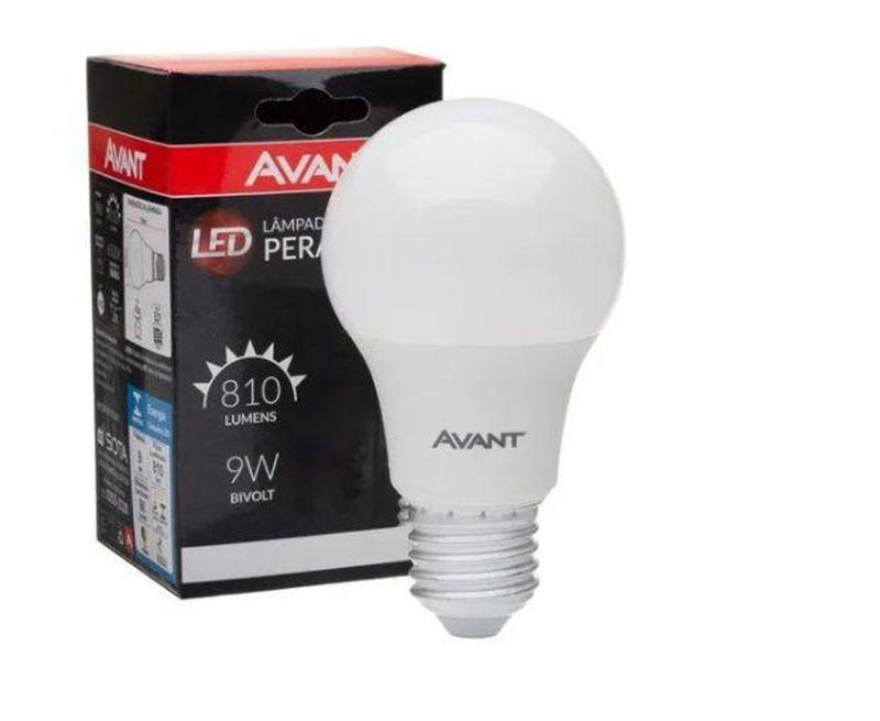 LAMPADA  9W LED PERA BR-6500K BIVOLT 810 LUMENS AVANT