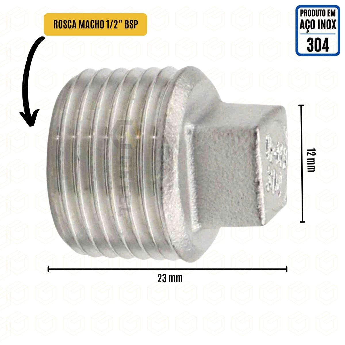 TAMPAO MACHO 1/2 BSP