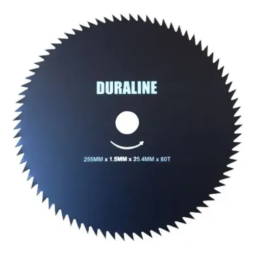 LAMINA P/ ROÇAD. CIRCULAR 80 DTS 255 X 25,4 UNIVERSAL DURALINE
