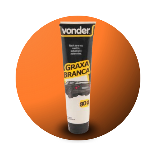 GRAXA   80 GR BRANCA LITIO C/ BICO VONDER