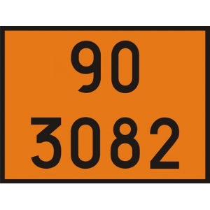 PLACA INFOR.PAINEL SEGURANCA (90-3082 BIODIESL)
