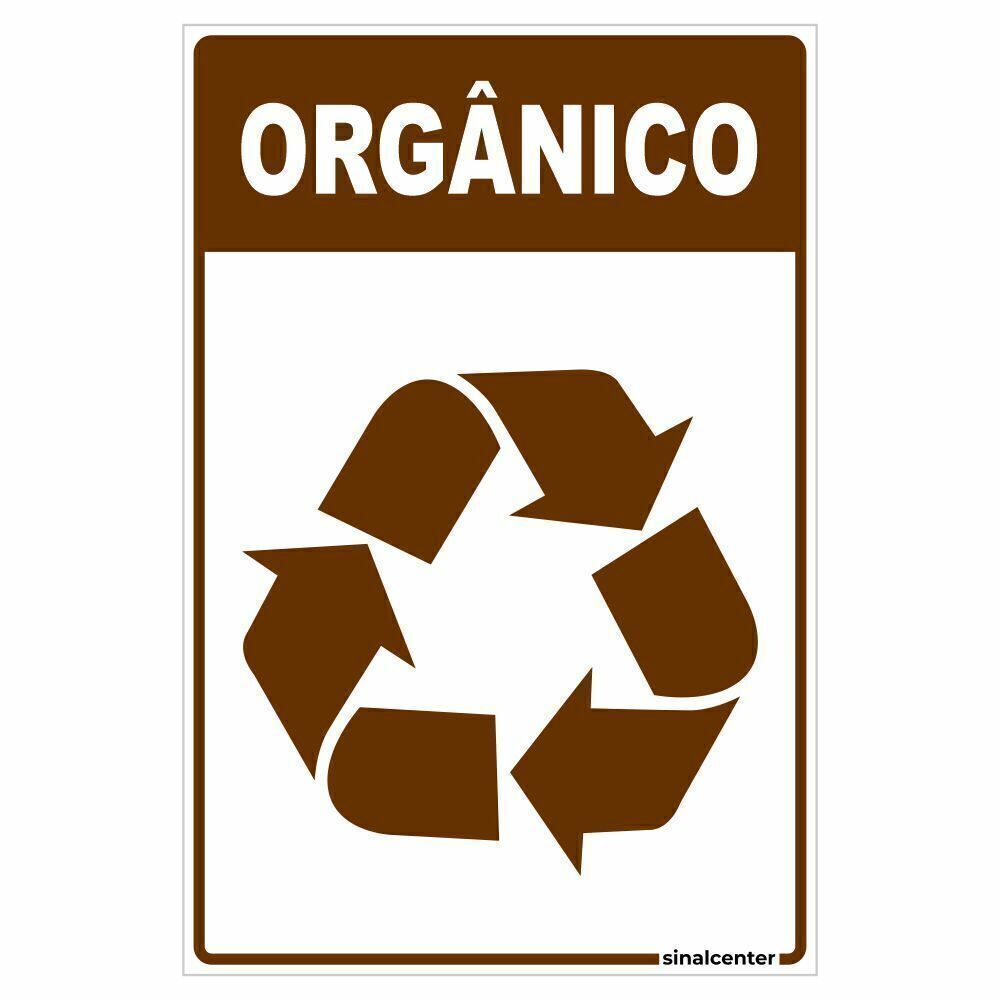 PLACA INFOR.LIXO ORGANICO