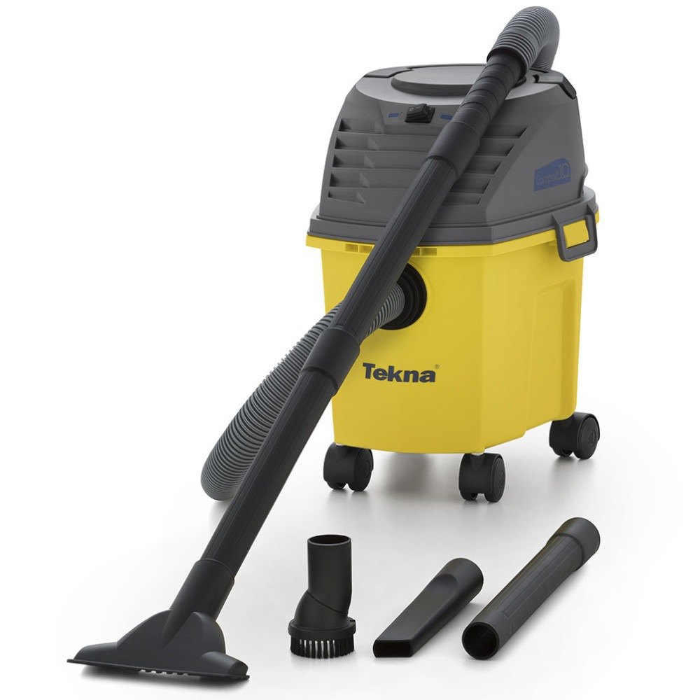 ASPIRADOR DE PO/AGUA 10 LTS COMPACT 220V TEKNA