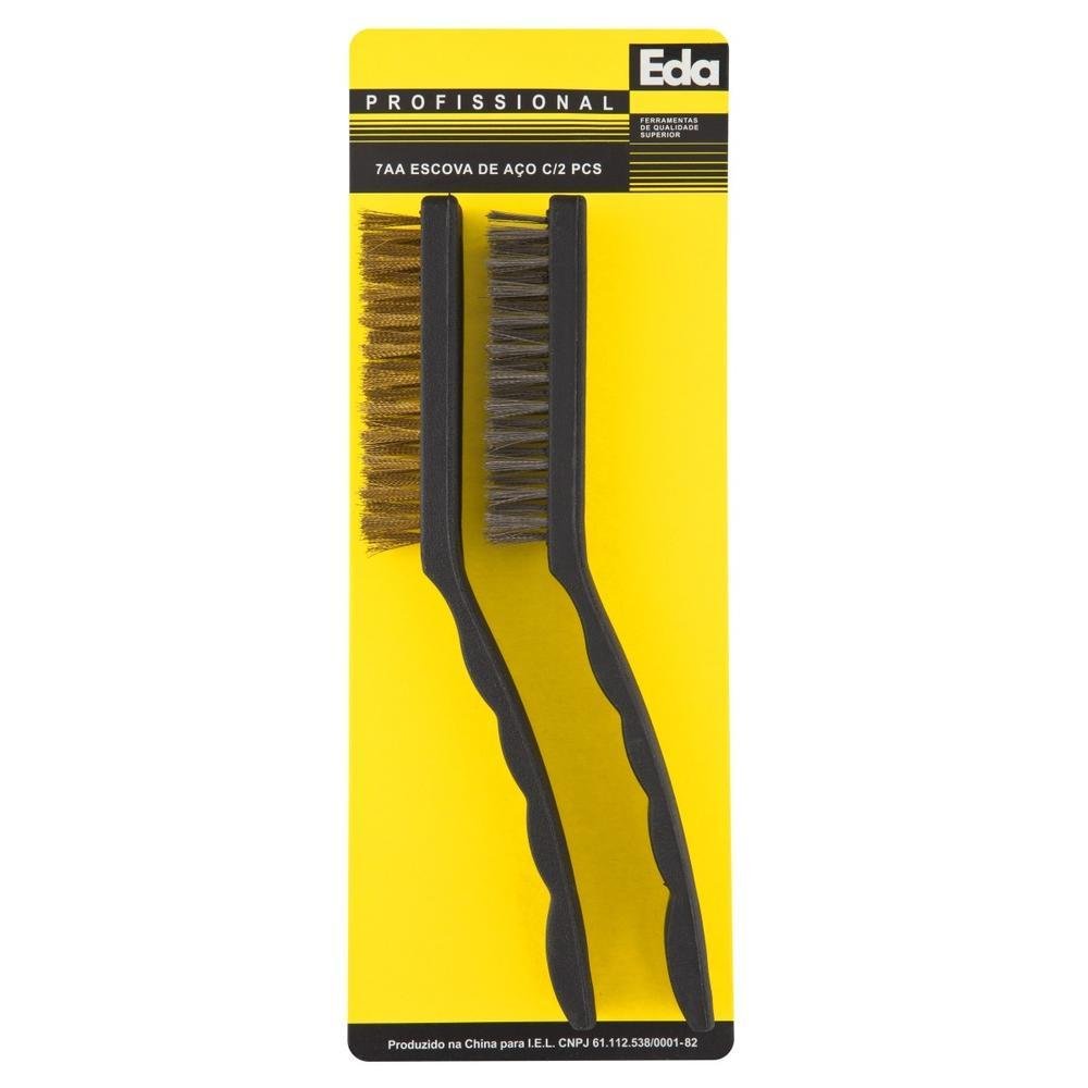 JOGO ESCOVA  22CM  KIT C/ 2 PÇS EDA
