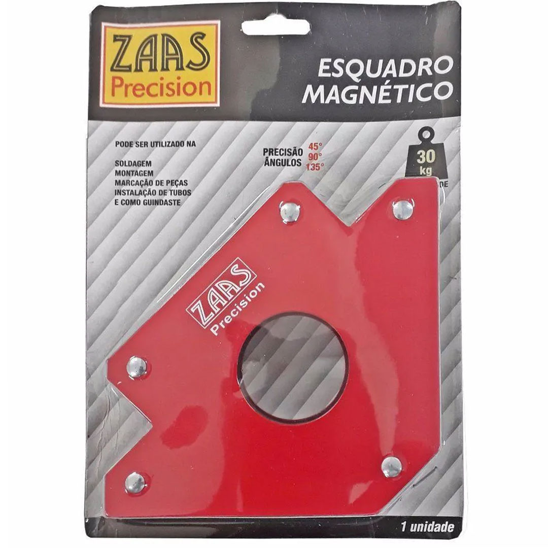 ESQUADRO MAGNETICO 30 KG ZAAS