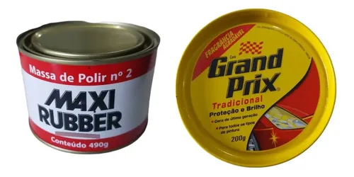 CERA P/ POLIR 200 GR MAXI RUBBER