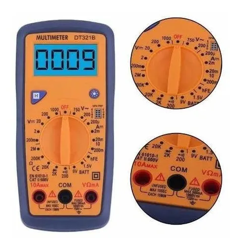 MULTIMETRO DIGITAL C/ BEEP LOTUS
