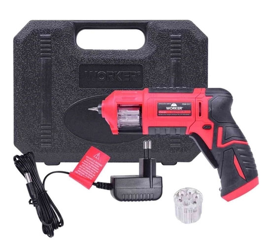 PARAFUSAD./FURAD. 3,6V KIT C/17 PÇS WORKER