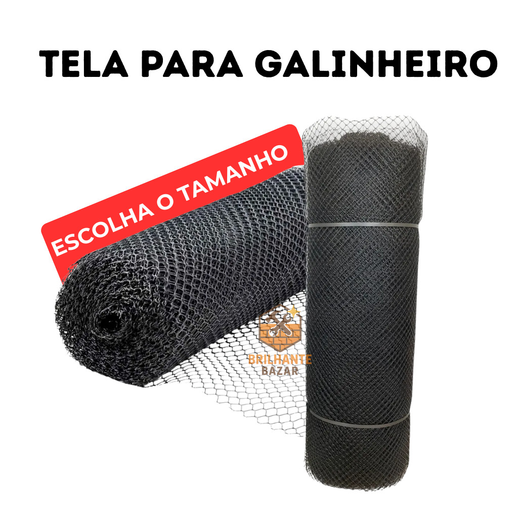 TELA GALINHEIRO PVC 1,5 MT NR 2